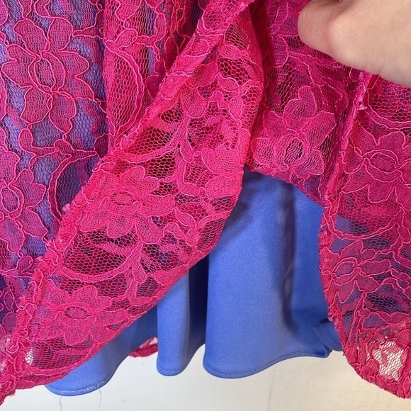 NWT. Adrianna Papell Hailey 4 Floral Lace Fit & Flare Dress. - Picture 7 of 13